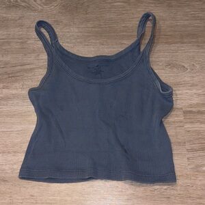 Brandy Melville Women’s Blue Tank Top